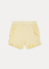Seersucker Girl Frill Shorts