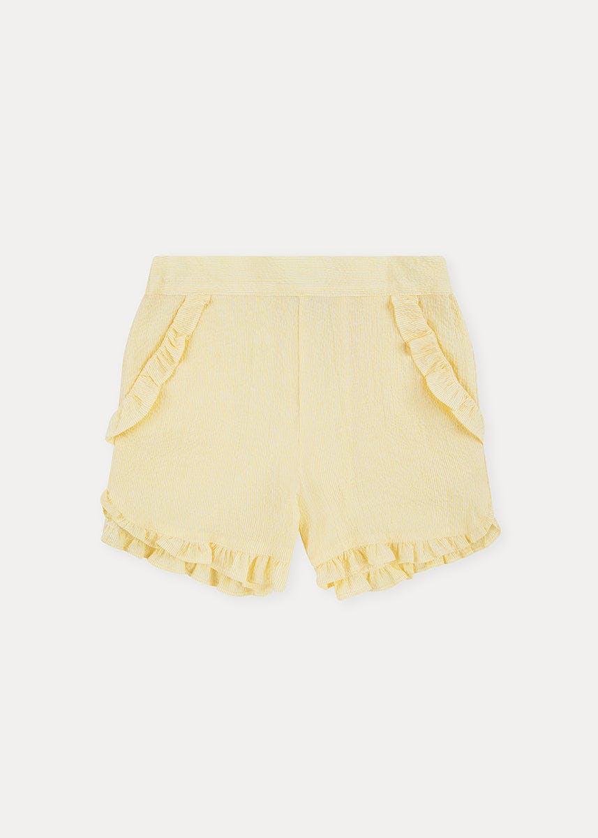 Seersucker Girl Frill Shorts