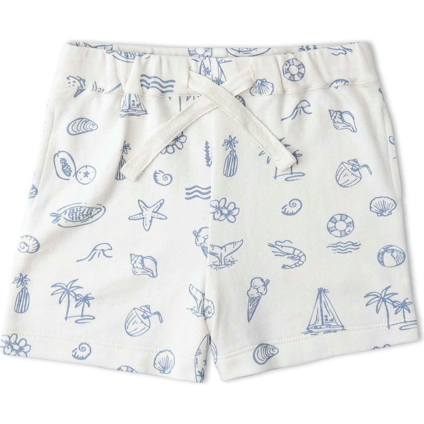 Organic Tee & Shorts Set - Coastal