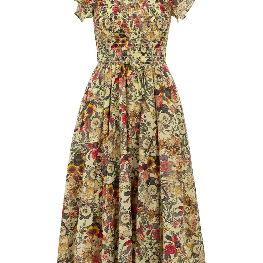 Hattie Dress in Rose Vine