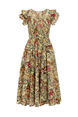 Hattie Dress in Rose Vine
