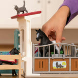 Schleich Club: Box With Mare & Foal - 34 Piece Playset