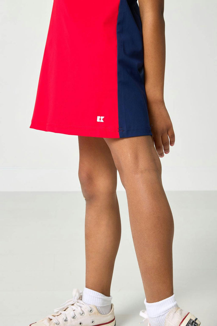 red split play dress