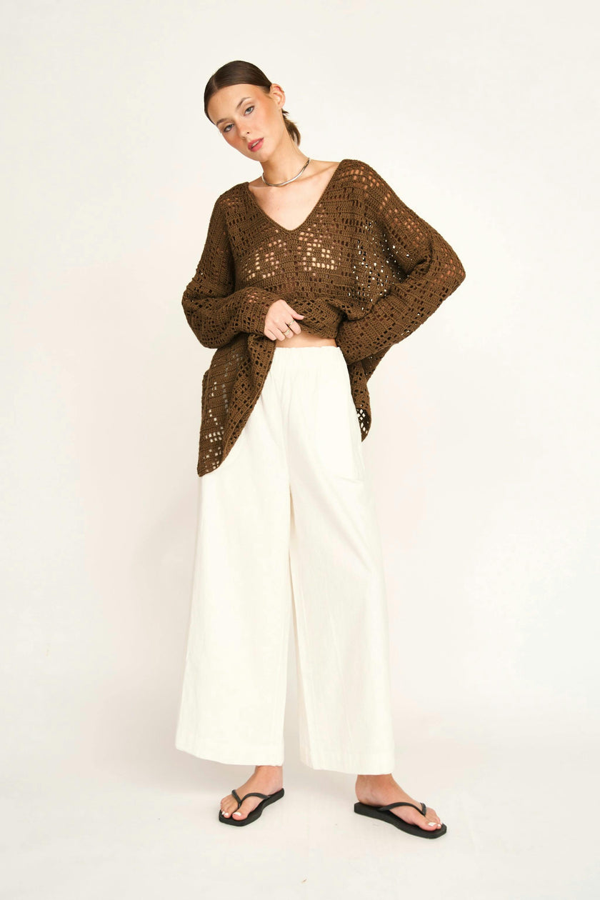 Mirth Pant in White