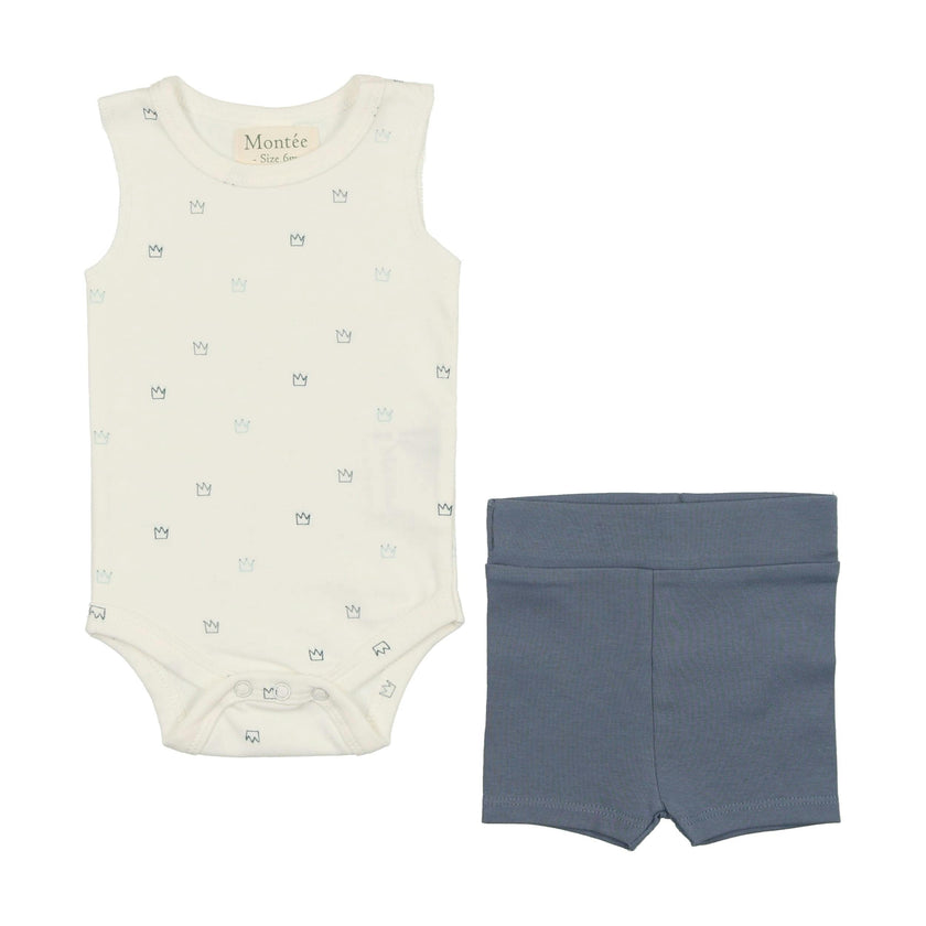 Boys Onesie & Short Set