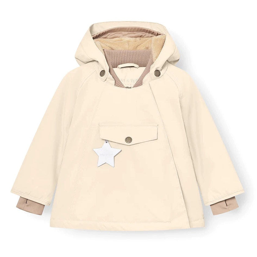 MINI A TURE MATWANG Fleece Lined Winter Jacket - Angora Cream