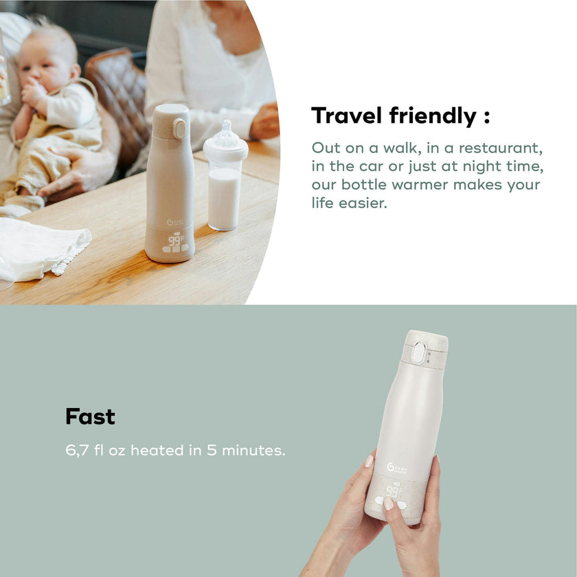 Moov & Feed Portable Bottle Warmer for Travel