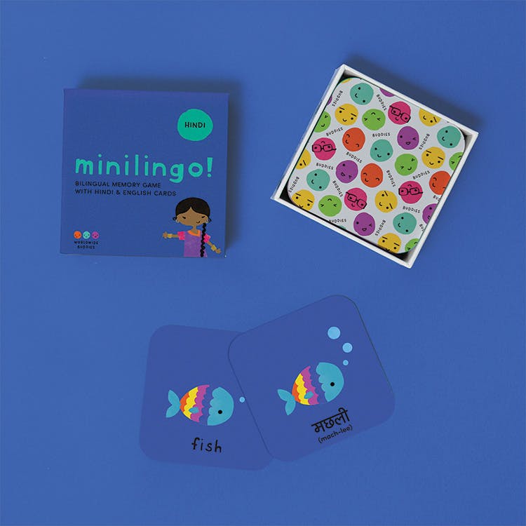 Minilingo, Hindi/English Flashcards