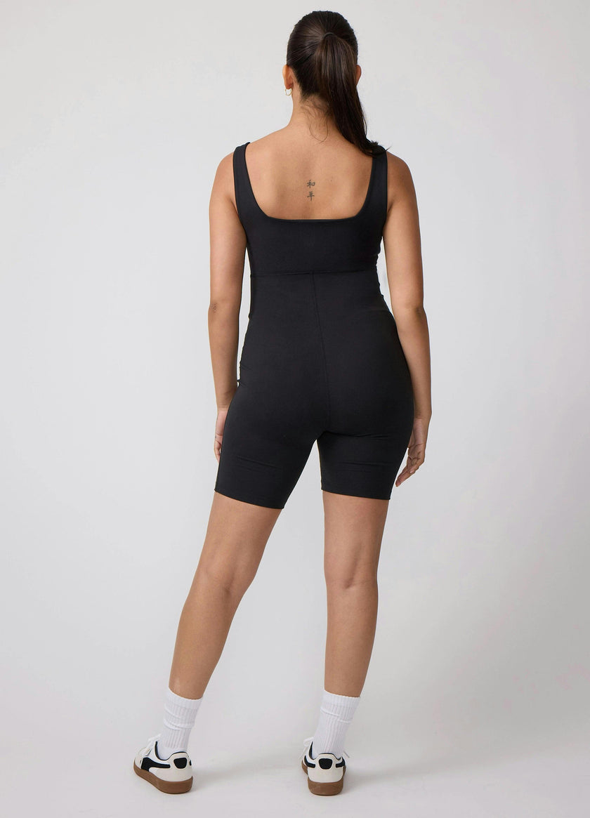 The Short Maternity Active Unitard Jumpsuit
