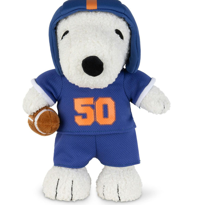 Plush Peanuts Snoopy American Football 9"