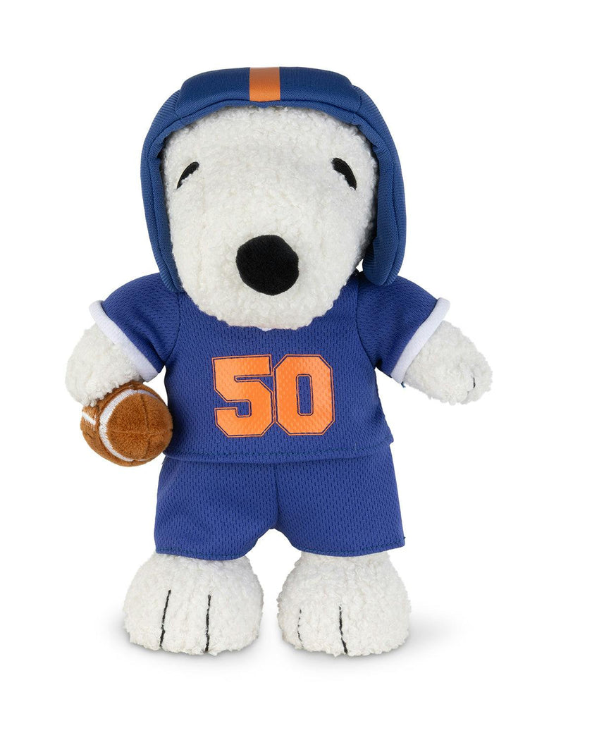 Plush Peanuts Snoopy American Football 9"