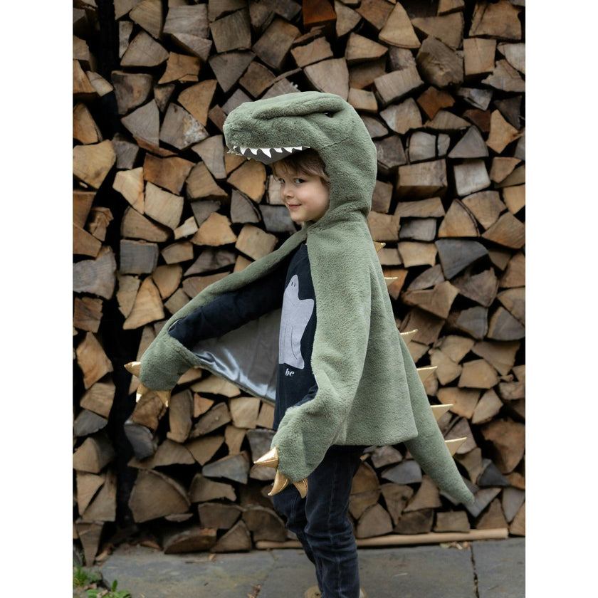 Green T-Rex Cuddle Cape