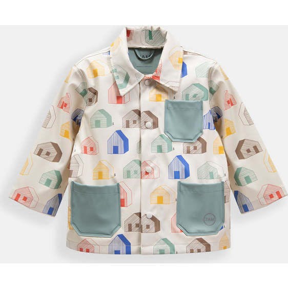 House Print Rain Worker Jacket