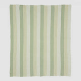 Cotton Sustainable Knit Striped | Chevron Throw Blanket - Herringbone Hues