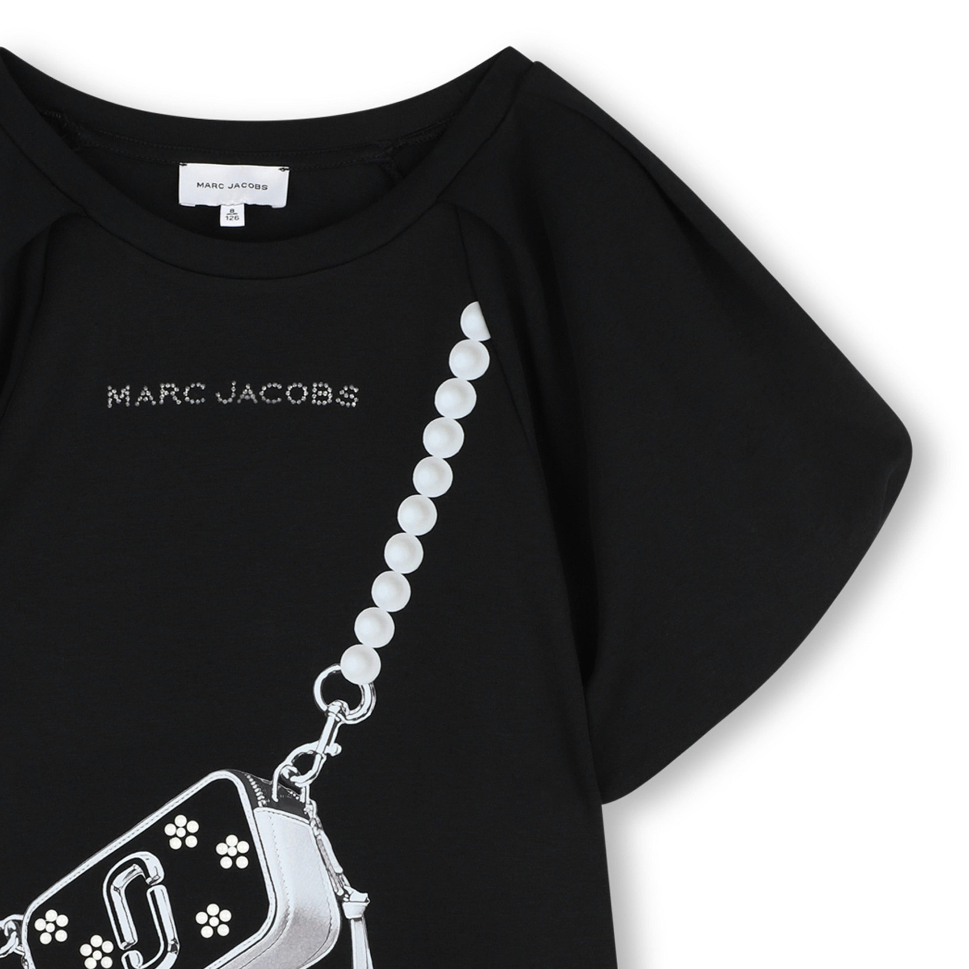 Black Snapshot Bag Dress