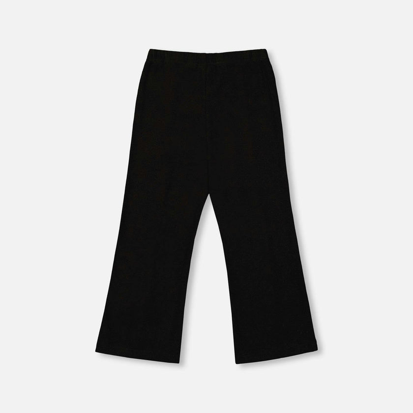 Ribbed Leggings Bootleg with Slit