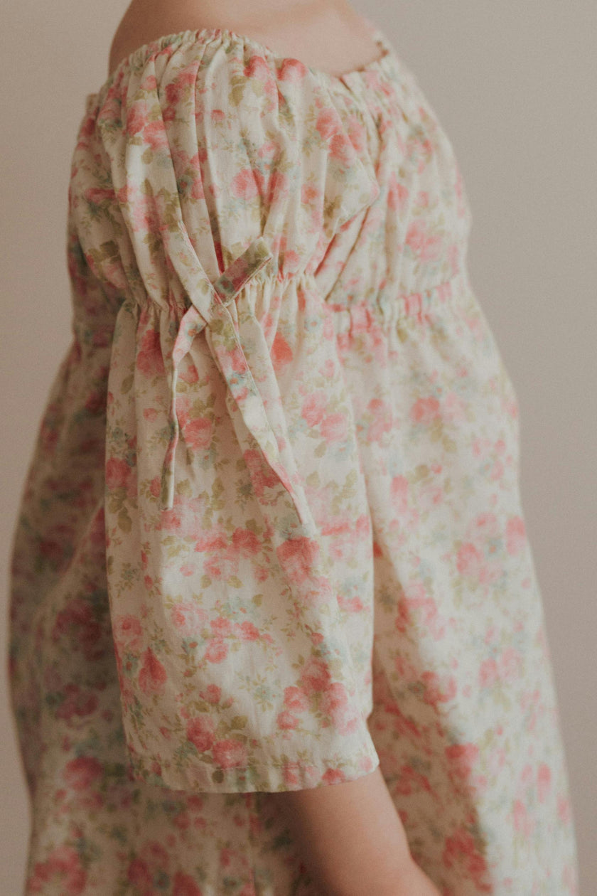 Kennedi Bell Sleeve Dress |Pink Blossom