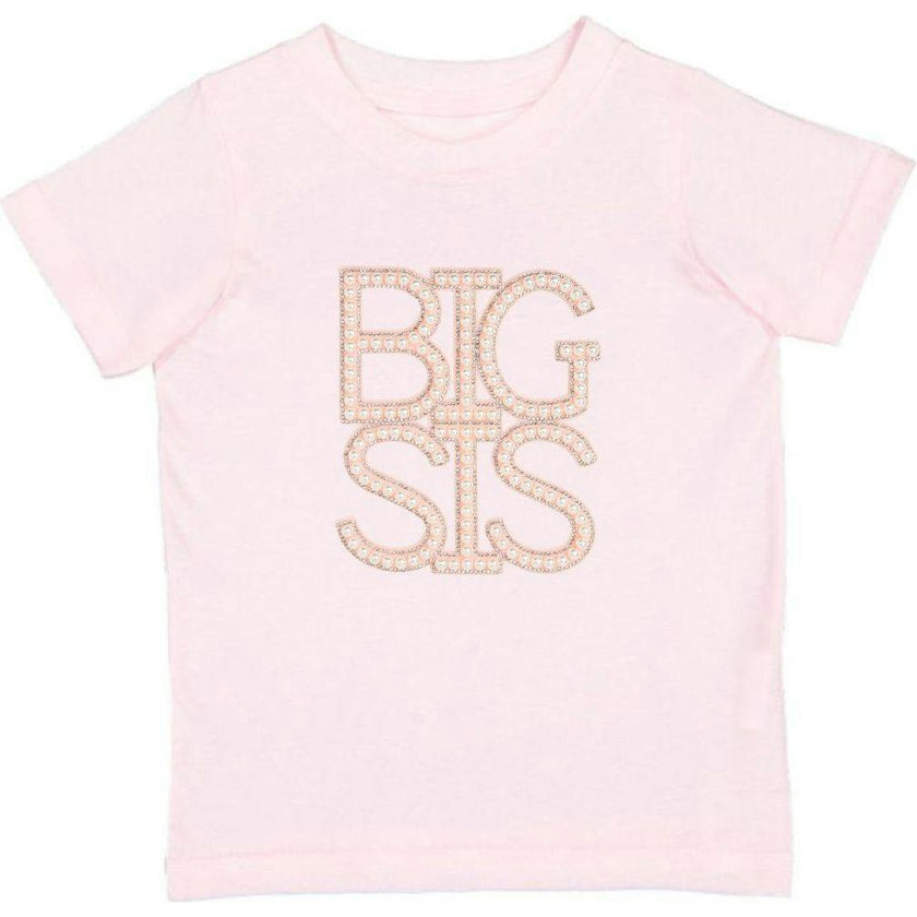Big Sis Pearl Patch Short Sleeve T-Shirt - Ballet