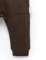 Slouchy Track Pant CHOCOLATE