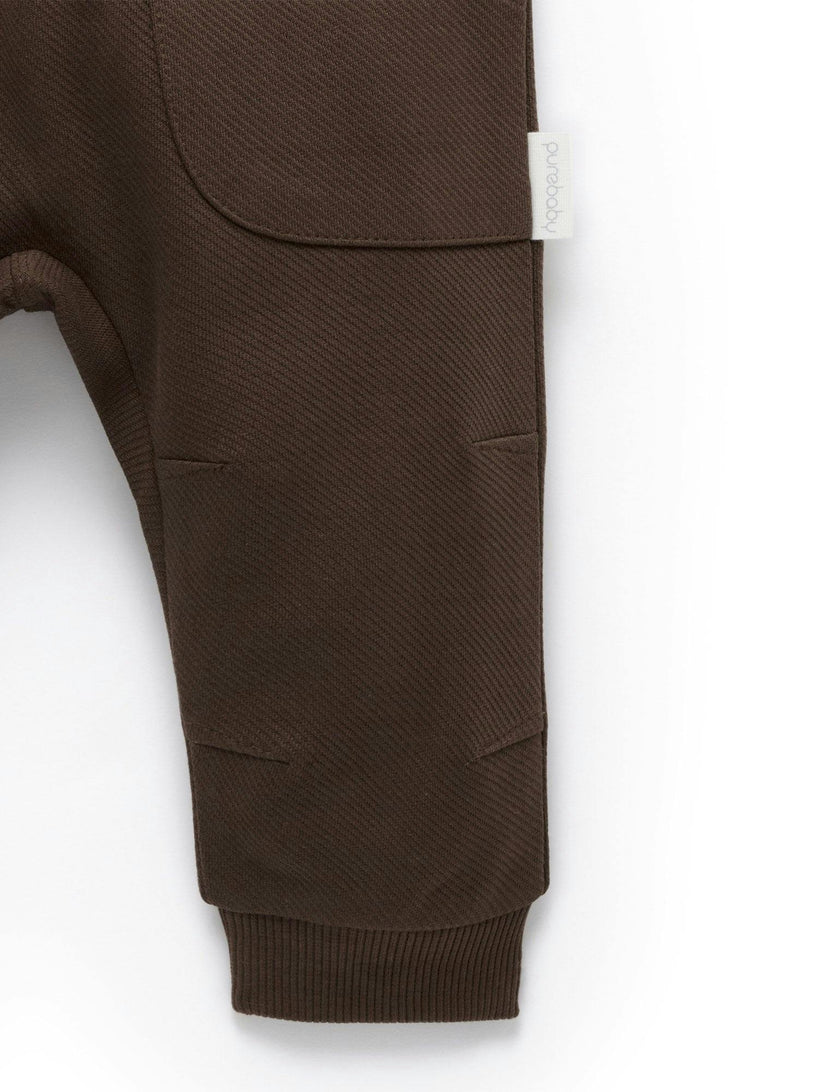 Slouchy Track Pant CHOCOLATE