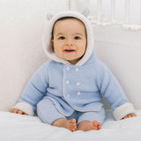 Baby Teddy Coat in Pale Pink
