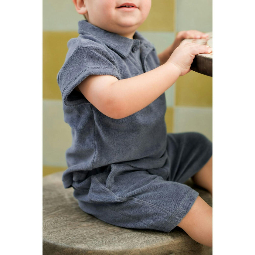 Classic Terry Board Short, Blue