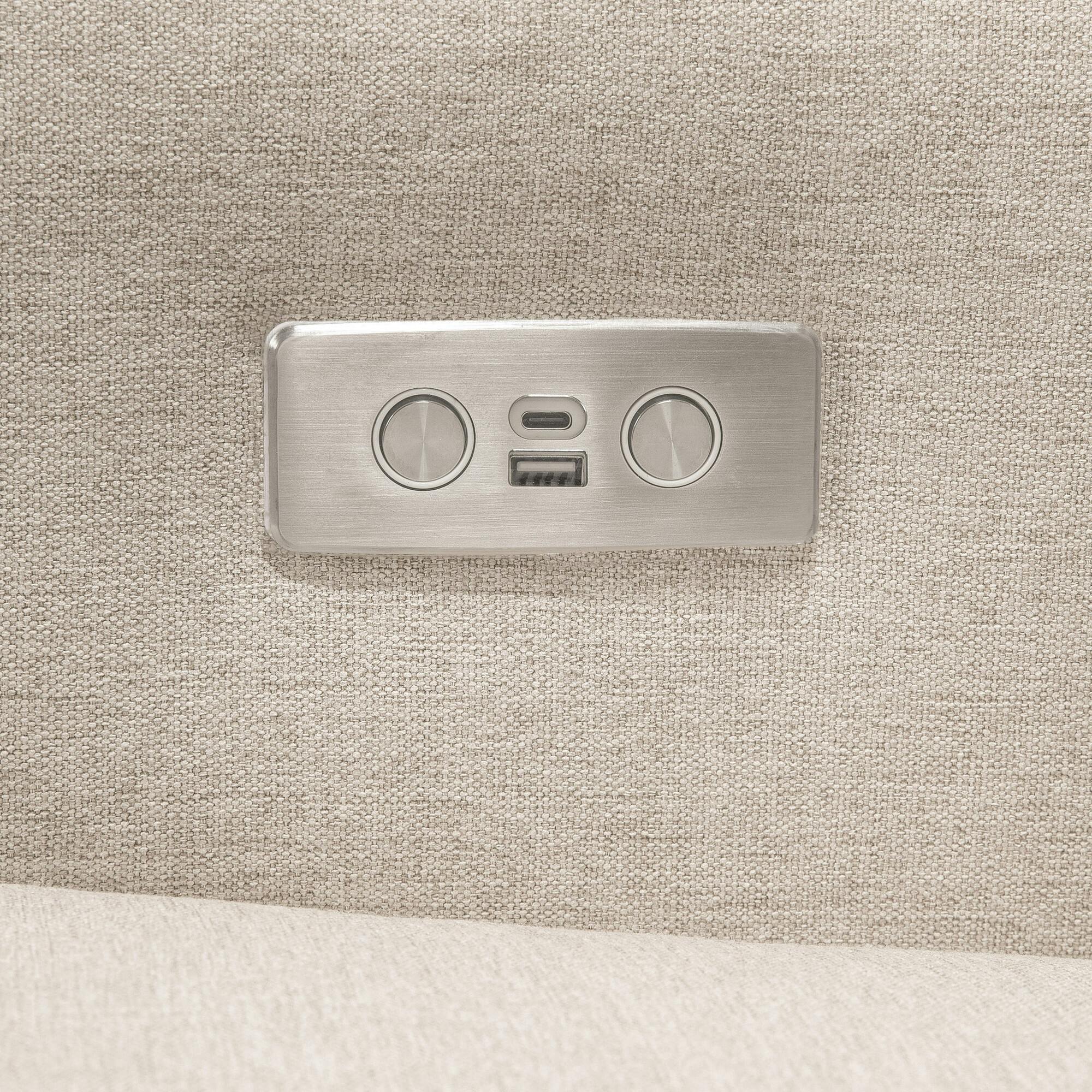 Sigi Glider Recliner with Electronic Control and USB