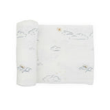 Cotton Muslin Swaddle Blanket - Partly Cloudy