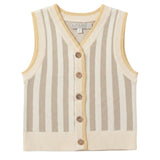 Striped Knit Vest