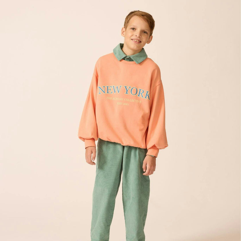 Organic Weekend Sweatshirt in Sunset Serenade