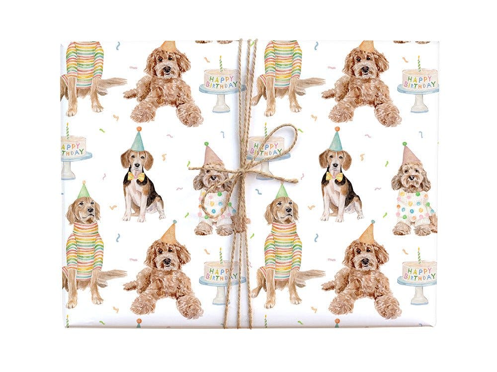 Birthday Dog Gift Wrap