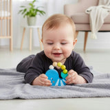 Whale Wooden Grasping Toy Rattle