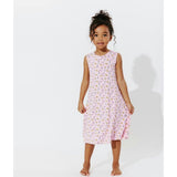Milk & Cookies Pink Bamboo Girls' Sleeveless Dress
