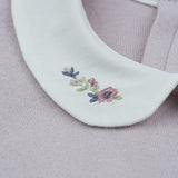 Camila White Collar Top