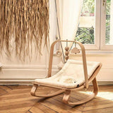 LEVO Baby Rocker in natural wood