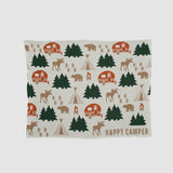 Happy Camper Baby Throw