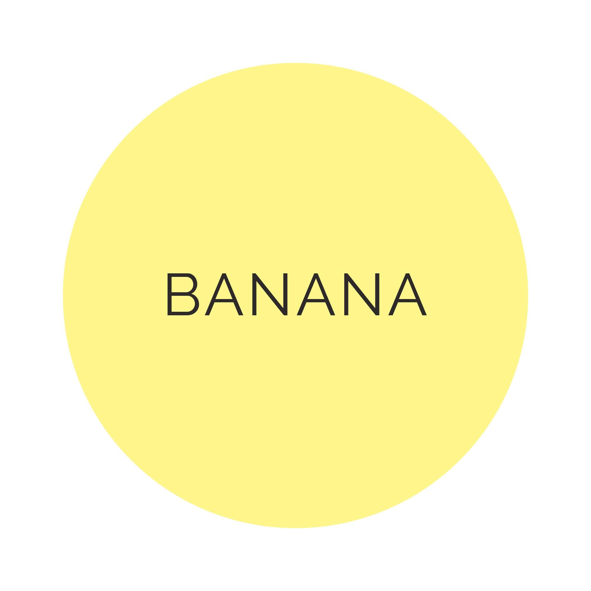 Shades Banana Dessert Plates