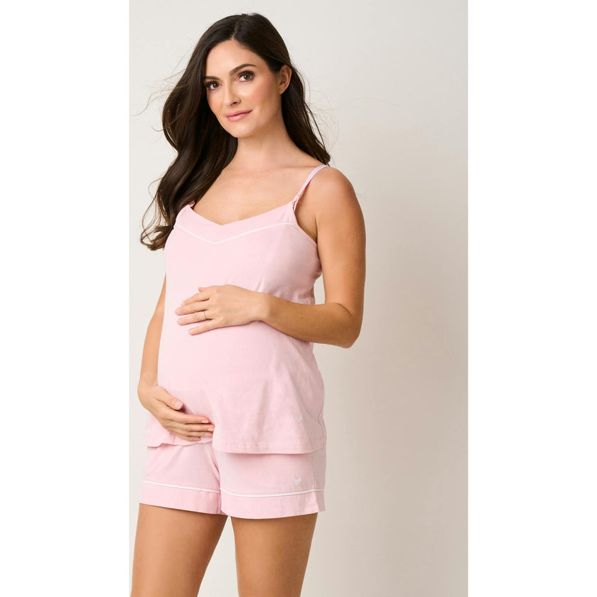 Women's Pima Maternity Camisole in Navy