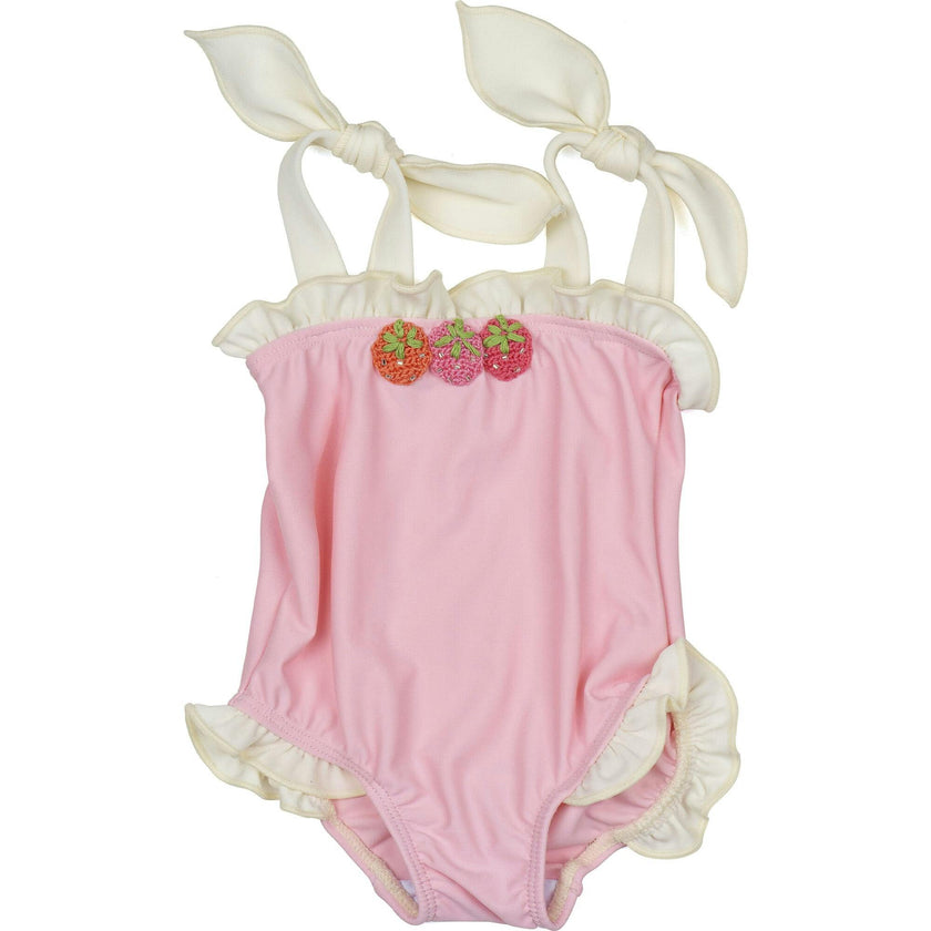 Strawberry Swimsuit in Sorbet Pink