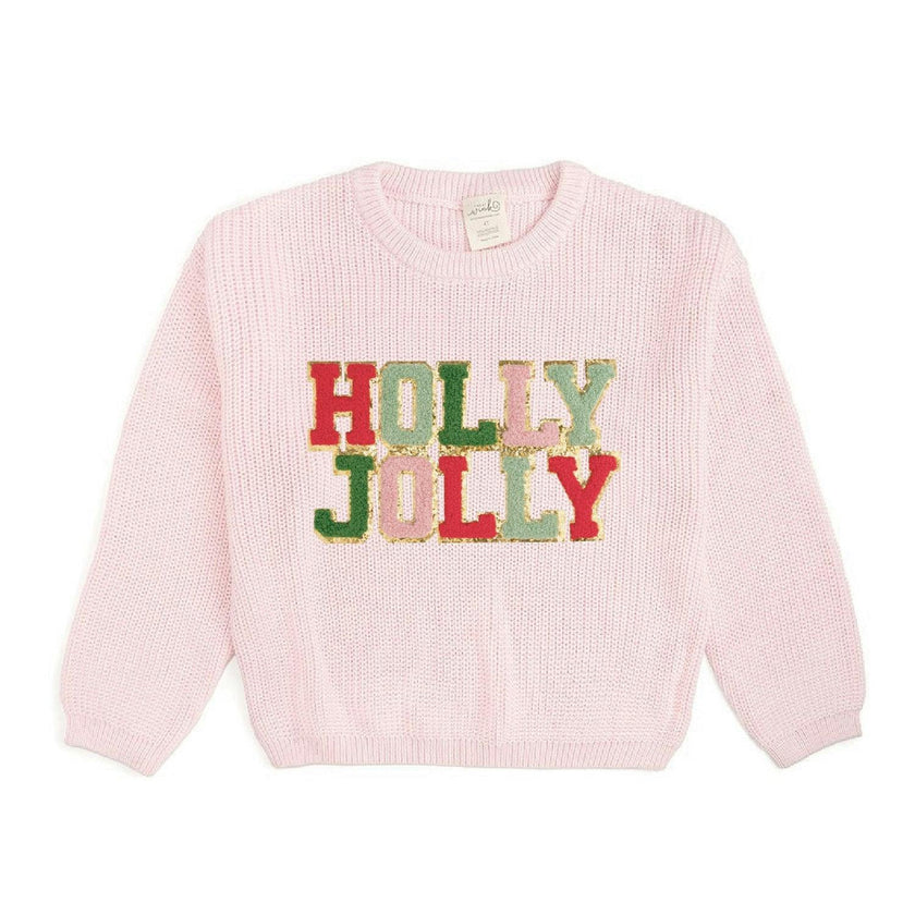Holly Jolly Patch Christmas Sweater
