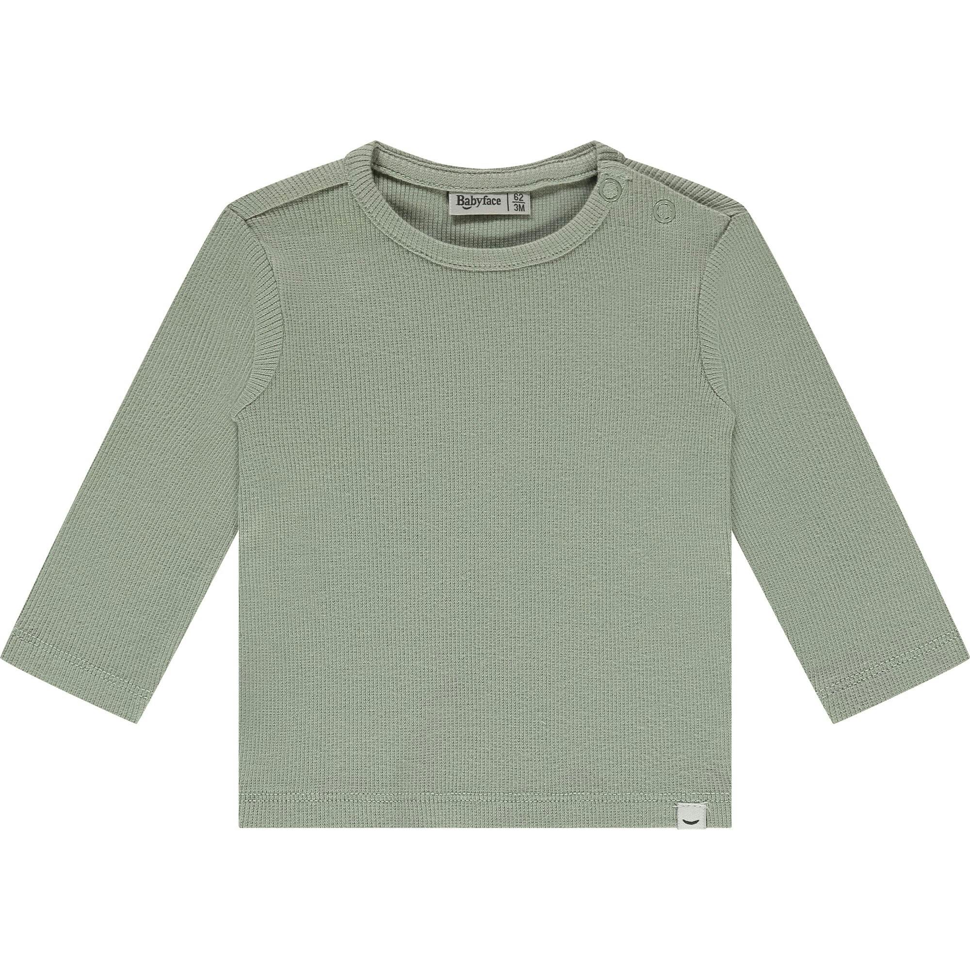 Solid Ribbed Long Sleeve