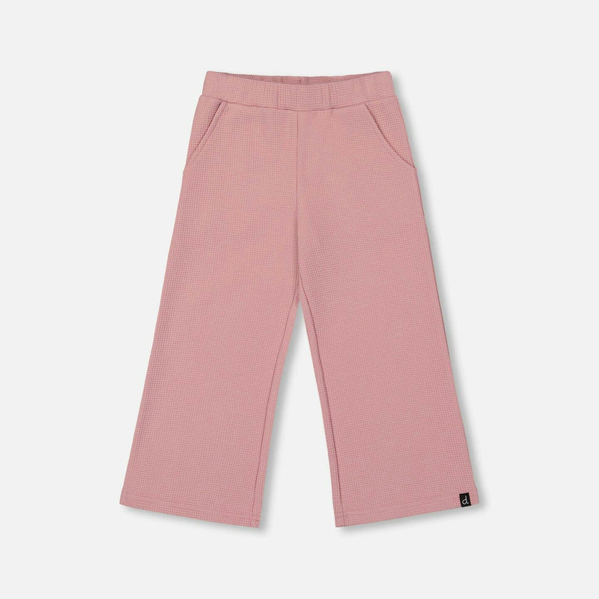 Waffle Flare Leg Pants