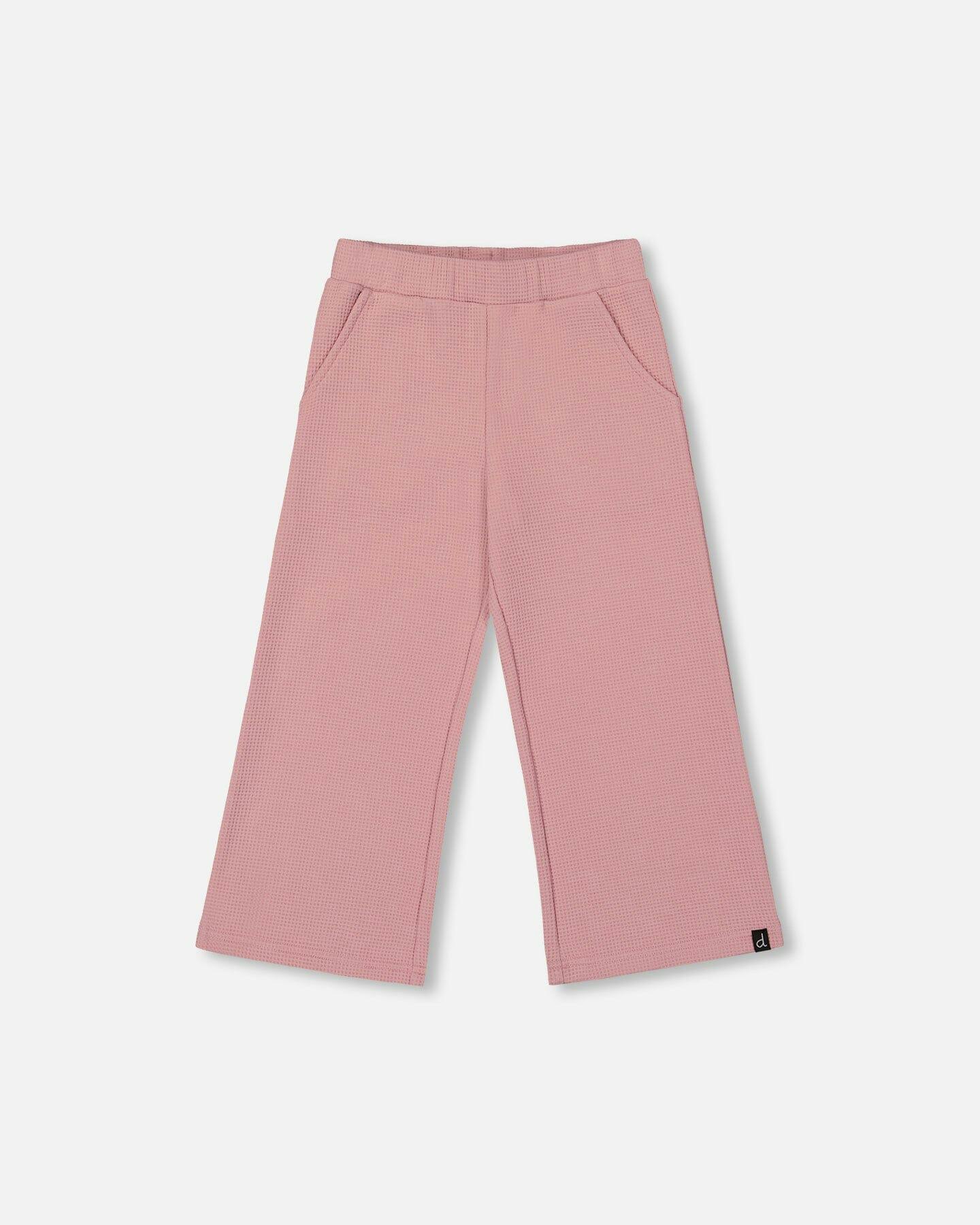 Waffle Flare Leg Pants