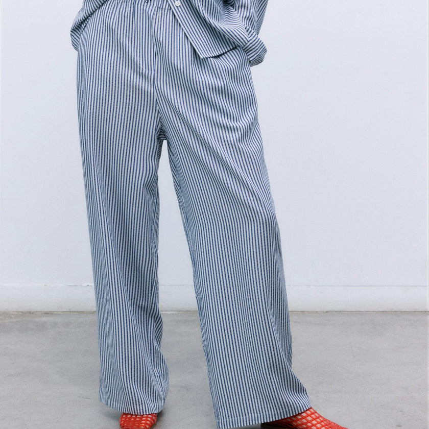 Alheli Woman Pant Summer Midnight Stripes