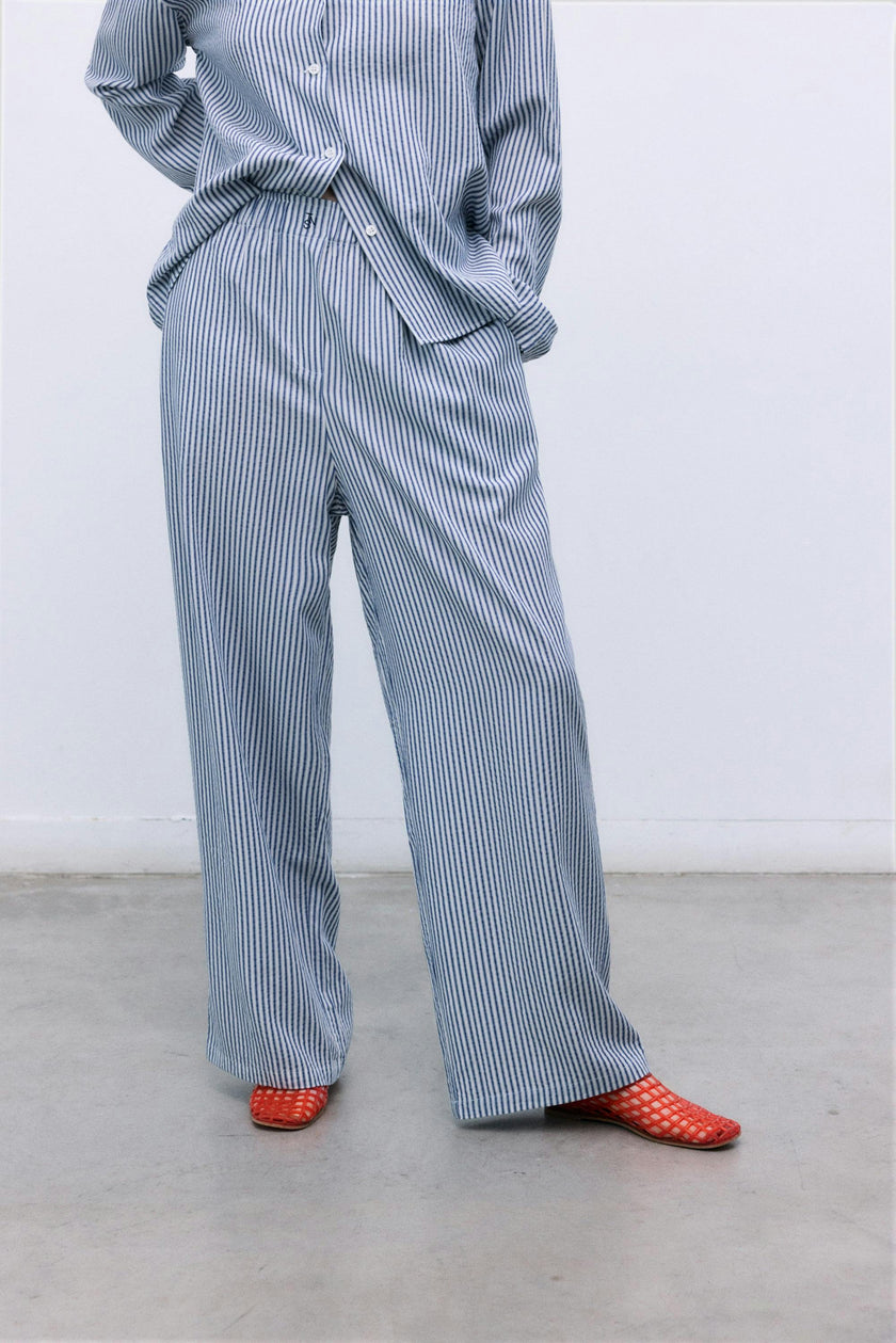 Alheli Woman Pant Summer Midnight Stripes
