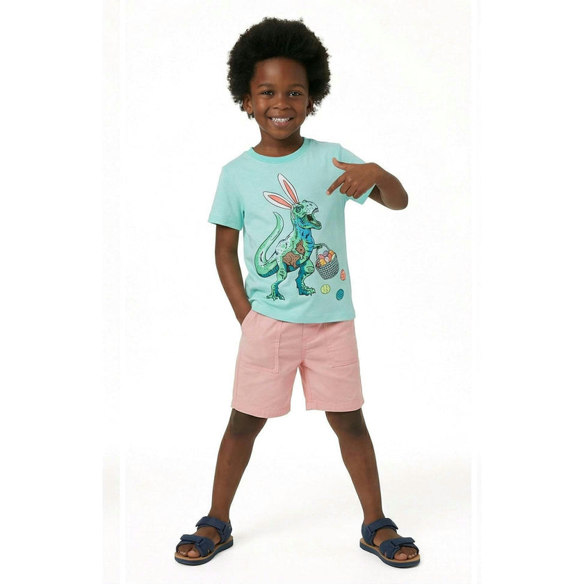 Boys Graphic Tee | Easter Dino