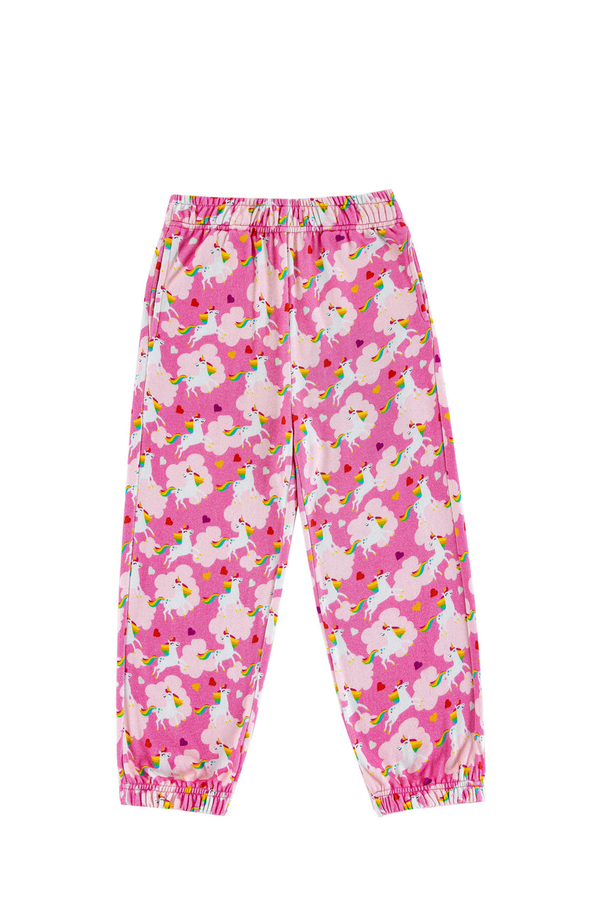 Soft Fleece Jogger, Dancing Unicorn
