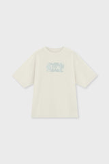 Relaxed Organic Cotton T-Shirt With SOW Print