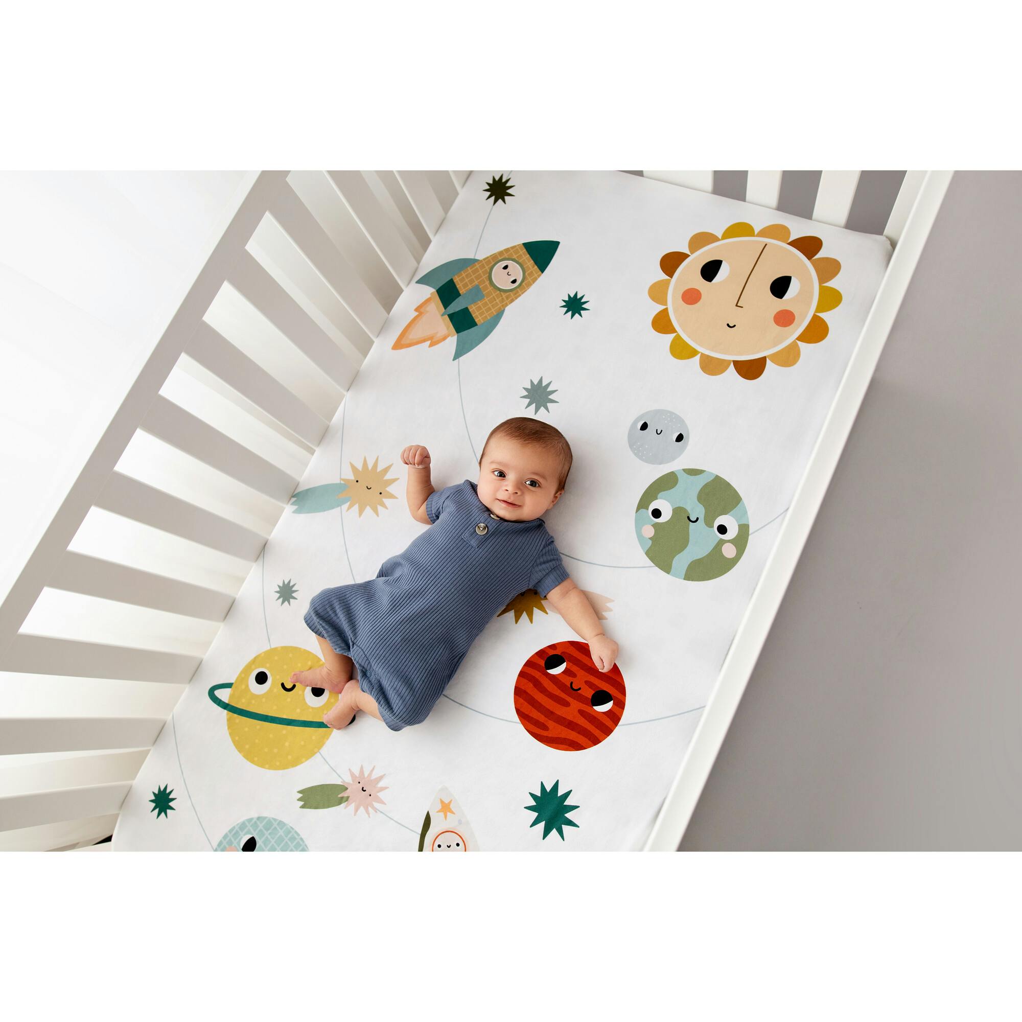 Space Explorer Standard Crib Sheet