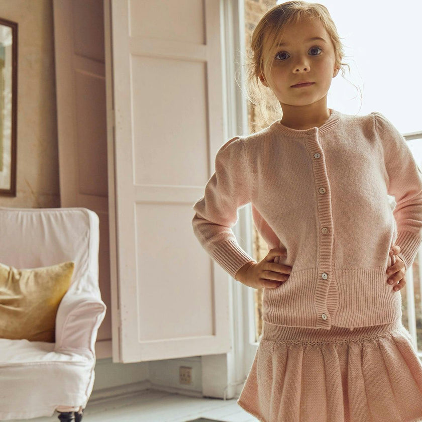 Pleated Tennis Skirt | cashmere/merino
